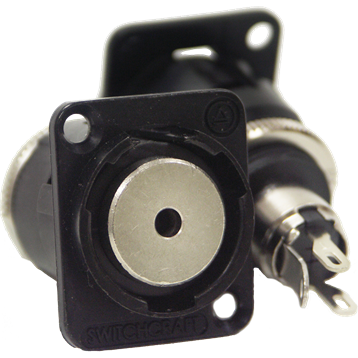 Switchcraft-EH35MMSSCB Steckverbinder für Audio und Video Conn 3.5MM Stereo Jack F 3 POS Solder ST Panel Mount 3 Terminal 1 Port