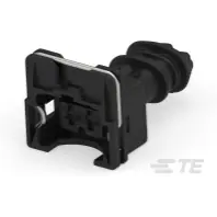 TE Connectivity-282956-1 Einzeladersteckverbinder, Gehäuse Conn Housing RCP 2 POS 5mm Crimp ST Cable Mount Black