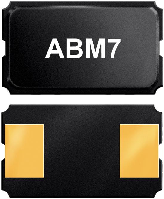 Abracon-ABM7-24.000MHZ-D2Y-T Cristales Crystal 24MHz ±20ppm (Tol) ±30ppm (Stability) 18pF FUND 50Ohm 2-Pin Mini-CSMD T/R