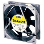 SANYO DENKI-9LB1224H102 Gebläse und Lüfter DC Fan Axial Ball Bearing 24V 20.4V to 27.6V 102.4CFM 39dB 119 X 119 X 38mm Long Life