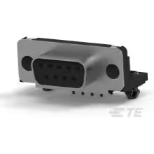 TE Connectivity-5747844-3 Steckverbinder, D-Sub Conn D-Sub SKT 9 POS 1.37mm Solder RA Thru-Hole 9 Terminal 1 Port Tray