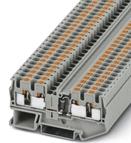 PHOENIX CONTACT-3211919 Blocs de raccordement de terminaux Conn Component Terminal Block 4 POS Push-In Spring T DIN Rail 1.5A
