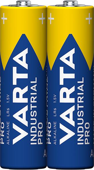 VARTA Microbattery-LR6/AA FOIL 2 Batterien Alkaline Manganese Battery Cylindrical 1.5V 2.97Ah AA Primary Foil