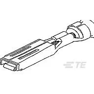 TE Connectivity-282403-1 Connector Contact Contact SKT Crimp ST Cable Mount 20-22AWG Reel