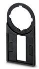 PHOENIX CONTACT-0827449 Accessori per cavi Marker carriers, black, unlabeled, mounting type: Screws, rivets, diameter: 22 mm, lettering field size: 27 x 27 mm