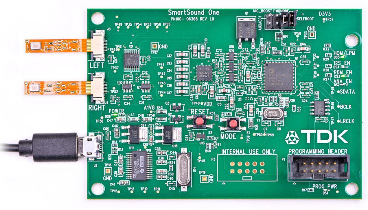 InvenSense-MD-54001-D58 Herramientas y kits de desarrollo Microphone Evaluation Board