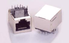 CONEC-33TS3004S-88B Connettore telefono e telecomunicazione Conn RJ-45 RCP 8 POS 2.54mm Solder RA Thru-Hole 8 Terminal 1 Port Tray