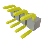 Conn Jumper M 4 POS 2.54mm Solder ST Thru-Hole Bulk