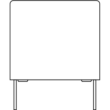 Vishay-MKT1818447064 Capacitor Film Cap Film 0.47uF 63V PET 5%( 10 X 4.5 X 9.5mm) Radial Plastic Rectangular Can 7.5mm 105°C Bulk