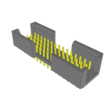 Conn Shrouded Header (4 Sides) HDR 60 POS 2mm Solder ST Thru-Hole Tube