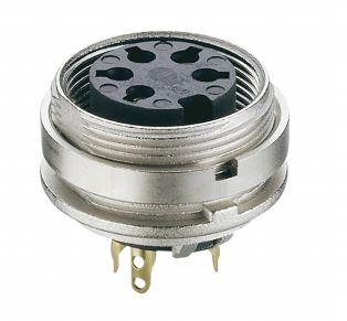 Lumberg Holding GmbH & Co. KG-KGV 80 Connector Circular Conn Circular SKT 8 POS Solder ST Wall Mount 8 Terminal 1 Port Box