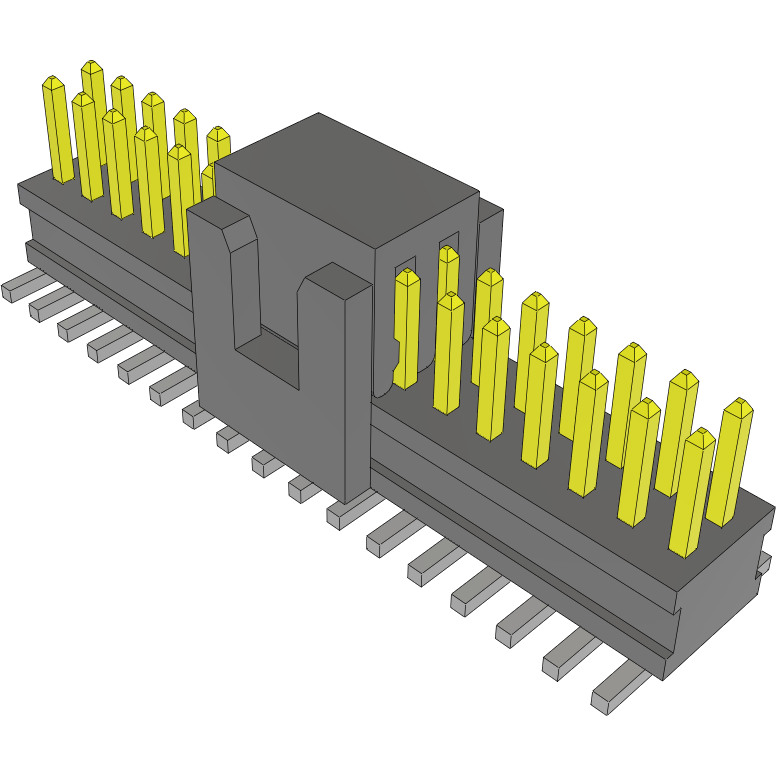 Samtec-FTSH-117-01-F-DV-K-P Steckverbinderleisten und Leiterplattenbuchsen Conn Unshrouded Header HDR 34 POS 1.27mm Solder ST Top Entry SMD TIGER CLAW™ Tube