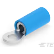 TE Connectivity-2-324159-2 Raccordement de terminaux Ring Tongue Terminal 14-16AWG Copper Blue 17.86mm Tin T/R