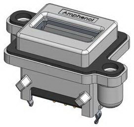 Amphenol Communications Solutions-MUSBA51100 Connector USB Conn USB 2.0 Type A RCP 4 POS Solder ST Thru-Hole 4 Terminal 1 Port Bulk