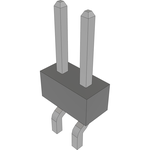 Conn Unshrouded Header HDR 2 POS 2mm Solder RA Side Entry SMD T/R