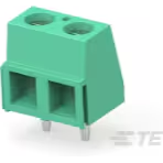 TE Connectivity-282837-2 Connector Terminal Blocks Conn Eurostyle Block F 2 POS 5.08mm Solder ST Thru-Hole 13.5A/Contact