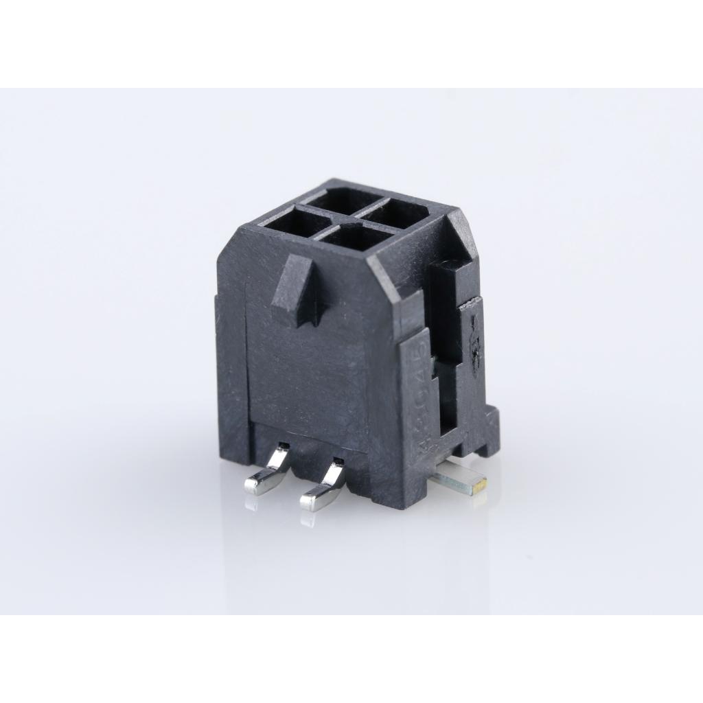Molex-43045-0418 Connector Headers and PCB Receptacles Conn Wire to Board HDR 4Power POS 3mm Solder ST Top Entry SMD Micro-Fit 3.0 T/R