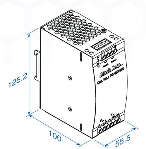 Altech Corporation-PS-RDN20 Modules et circuits intégrés d’alimentation spécialisés LED Power Supply 10-Pin