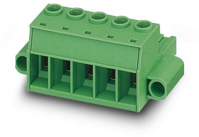 PHOENIX CONTACT-1967456 Steckverbinder, Klemmenblöcke Conn Terminal Block F 2 POS 10.16mm Screw RA Panel Mount 76A Cardboard