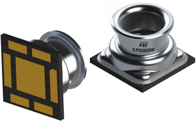 STMicroelectronics-ILPS28QSWTR Board Mount Pressure Sensors Board Mount Pressure Sensor 260hPa to 4060hPa Absolute 7-Pin CCLGA T/R