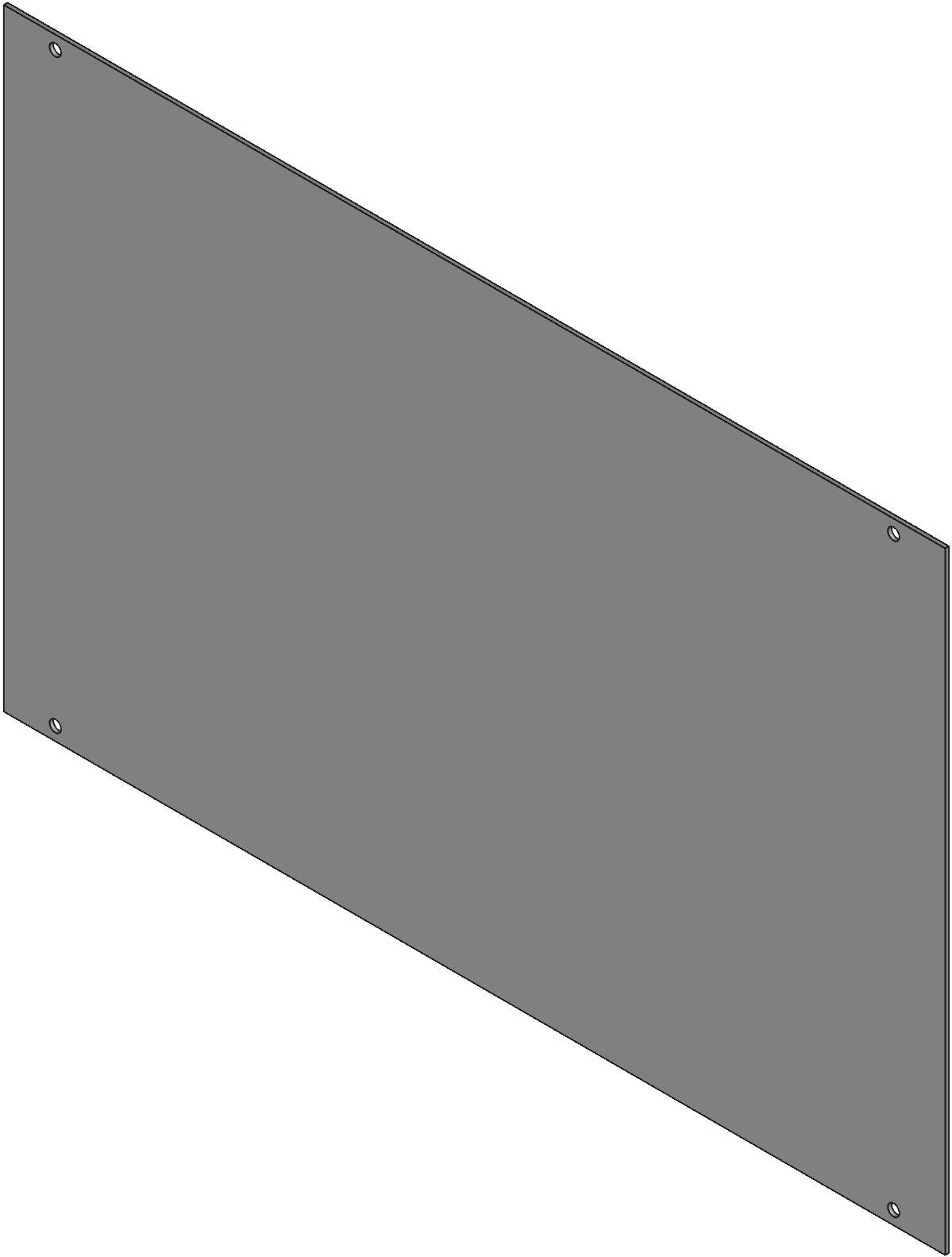 Hammond Manufacturing-C2BPS1923BK1 null Bottom Panel, Steel, Black Color, 449mm Product Length, 292mm Product Depth