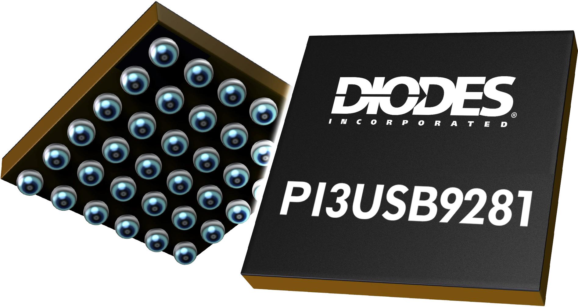 Diodes Incorporated-PI3USB9281CGEEX Batteriemanagement Battery Charger Li-Ion 30mA 15-Pin CSP T/R