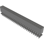 Conn Elevated Socket SKT 54 POS 2mm Solder ST Thru-Hole Tube