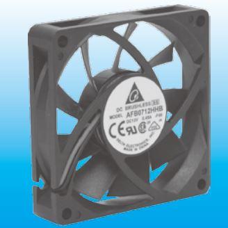 Delta Electronics-AFB0712HHB-F00 Gebläse und Lüfter DC Fan Axial Ball Bearing 12V 4V to 13.8V 37.54CFM 38.5dB 70 X 70 X 15mm