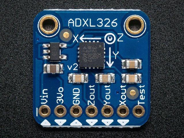 Adafruit Industries-1018 Sensor Development Boards und Kits ADXL326 Accelerometer Sensor Development Tool