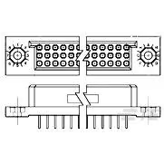 TE Connectivity-533493-1 Steckverbinderleisten und Leiterplattenbuchsen Conn Box Connector F 96 POS 2.54mm Solder ST Thru-Hole Tube