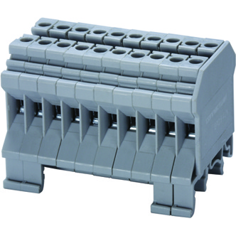 Altech Corporation-CMDB4/4 Steckverbinder, Klemmenblöcke Conn Terminal Block 4 POS Screw Clamp RA Cable Mount 35A