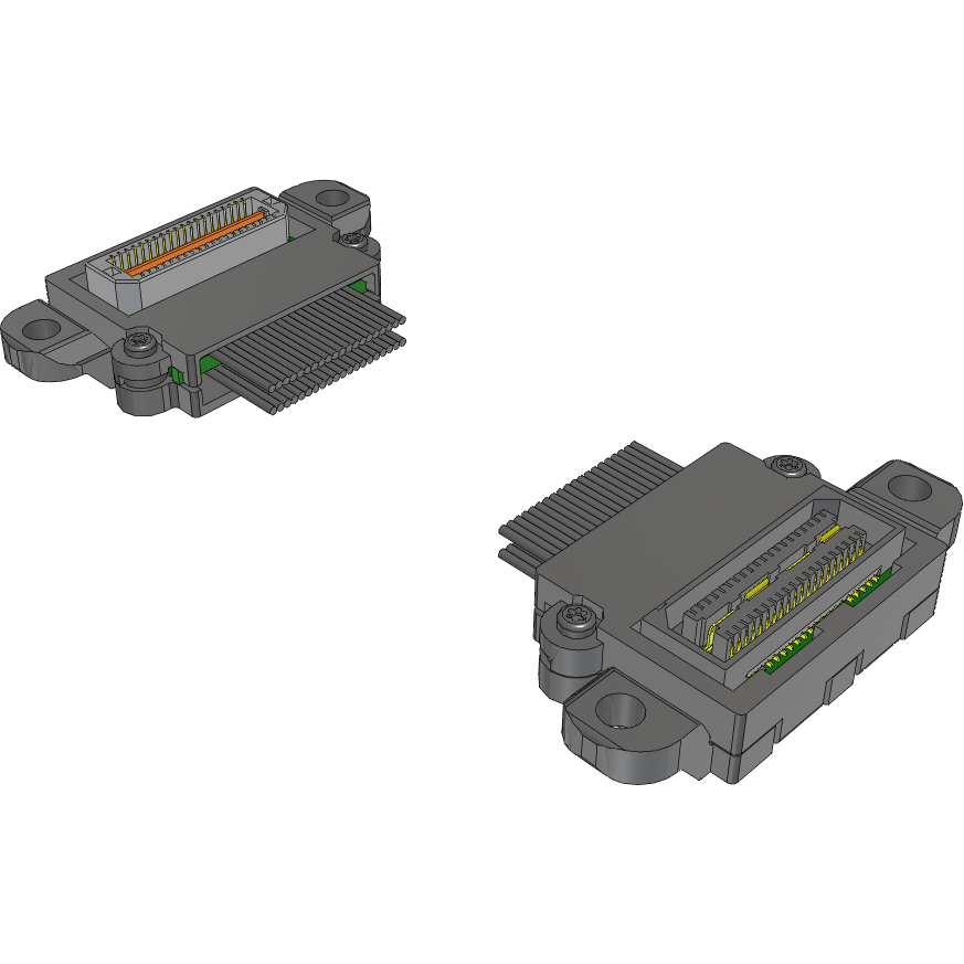 Samtec-EQCD-020-02.50-TTR-STL-1-B Kabelbaugruppen Koaxial Cable Assembly Coax Micro Ribbon 0.06m 38AWG Micro High Speed Terminal to Micro High Speed Socket F-M Q STRIP® Bag