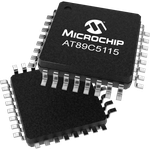 MCU 8-bit 80C51 CISC 16KB Flash 3.3V/5V 32-Pin VQFP Tray