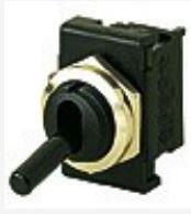 Marquardt Switches-1828.1301 Switch Toggle Switch Toggle N.O./N.C. SPDT Round Lever Quick Conn 6A 250VAC Panel Mount with Threads