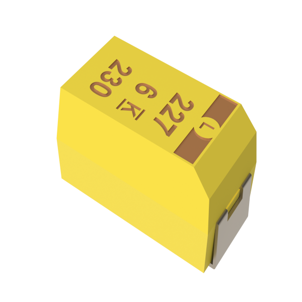 KEMET Corporation-T489C156M025ATE720 Condensateur au tantale massif Cap Tant Solid 15uF 25V C CASE 20%( 6 X 3.2 X 2.5mm) Inward L SMD 6032-28 0.72 Ohm 125°C T/R