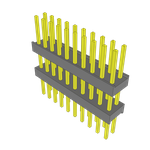 Conn Board Stacker HDR 20 POS 2.54mm Solder ST Top Entry Thru-Hole Bulk