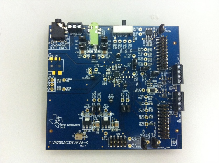 Texas Instruments-TLV320DAC3203EVM-K 数据转换开发电路板和套件 Evaluation Module For TLV320DAC3203