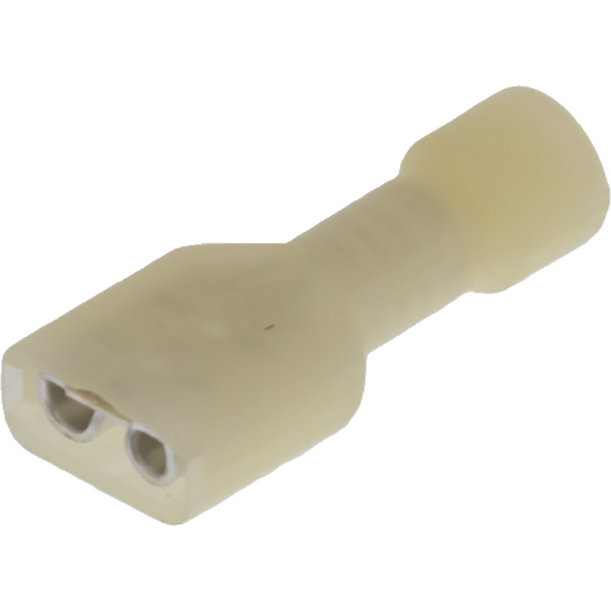 Molex-19003-0103 Raccordement de terminaux Quick Disconnect Terminal 24-26AWG Brass Yellow F 19.81mm Electro Tin InsulKrimp™ Reel