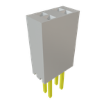 Conn Socket Strip SKT 4 POS 1.27mm Solder ST Thru-Hole Bulk