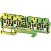 Weidmuller-7904280000 Steckverbinder, Klemmenblöcke Conn Feed-Through Terminal Block F 4 POS Tension Clamp ST T DIN Rail