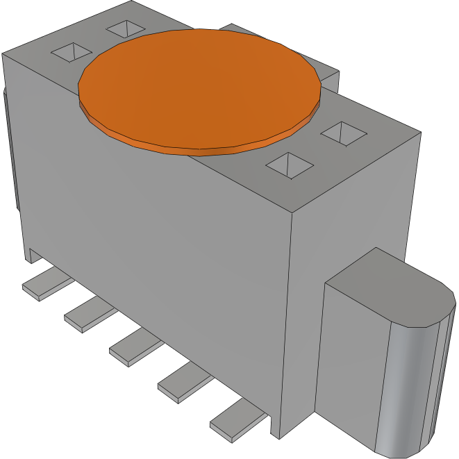 Samtec-SFML-105-02-S-D-K-TR Piastre connettori e prese PCB Conn Socket Strip SKT 10 POS 1.27mm Solder ST SMD TIGER EYE™ T/R