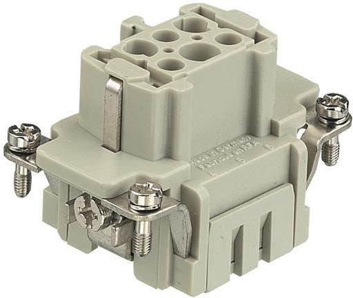 HARTING-09330062716 Steckverbinder, rechteckig Conn Rectangular F 6 POS Crimp ST Panel Mount