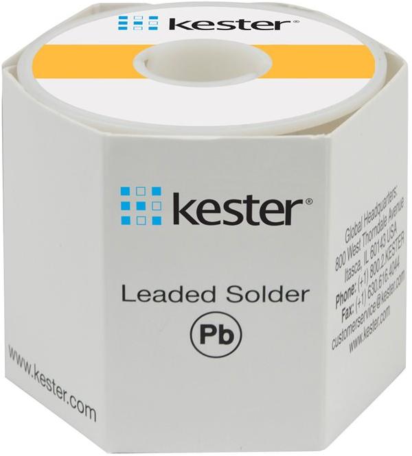 Kester-24-7317-9716 Solders Wire Rosin Activated Spool Sn10Pb88Ag02