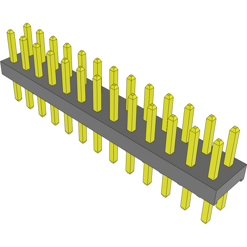 Samtec-MTMM-113-04-S-D-136 Steckverbinderleisten und Leiterplattenbuchsen Conn Unshrouded Header HDR 26 POS 2mm Solder ST Top Entry Thru-Hole Bulk