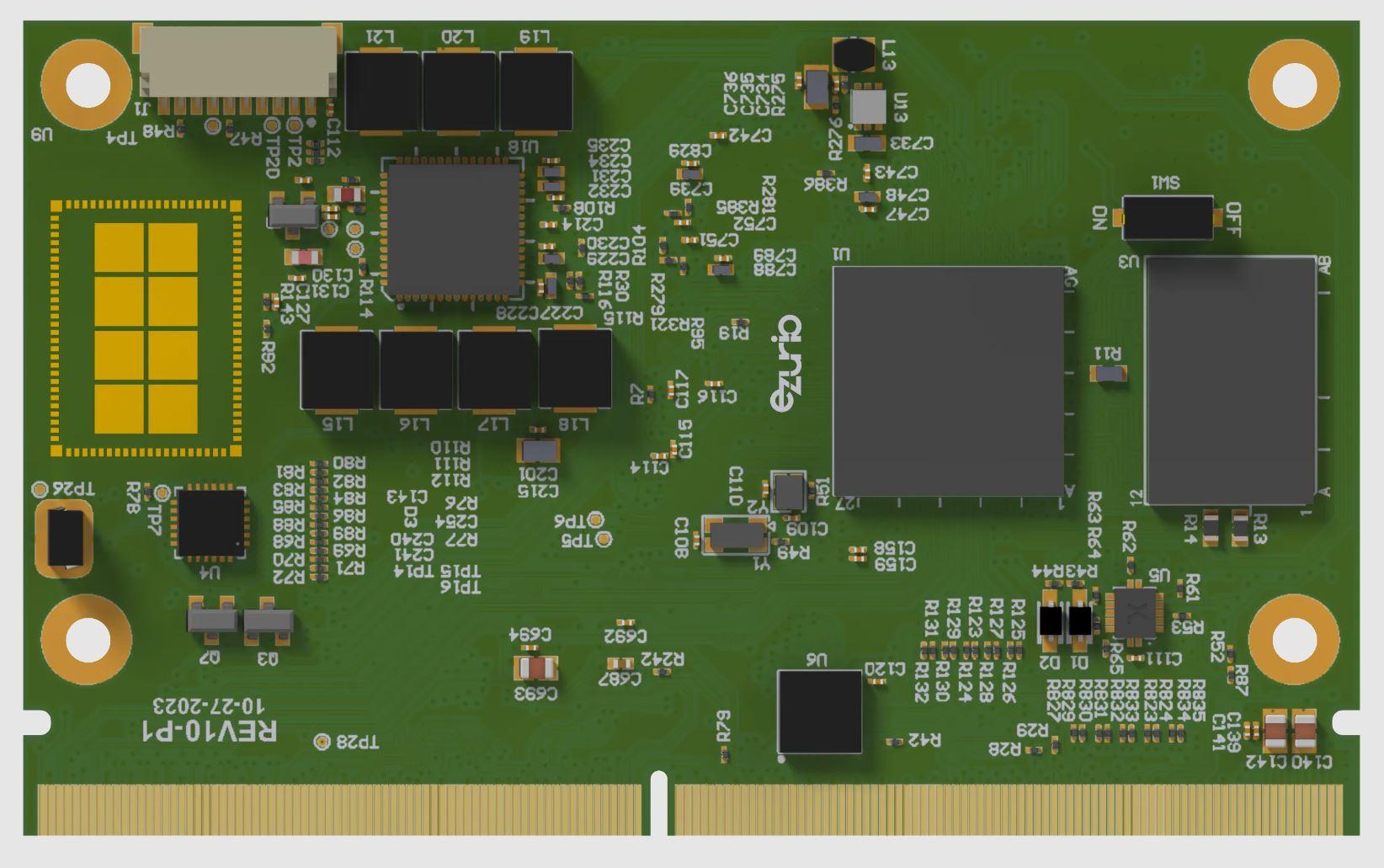 Ezurio-8MM_SMARC_SOM_1R16E Système sur modules - SOM SMARC SOM, Powerful NXP Edge Processing with Wi-Fi 6 or Wi-Fi 6E
