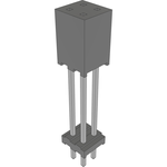 Conn Elevated Socket SKT 4 POS 2mm Solder ST Top Entry Thru-Hole Layer