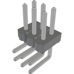 Conn Unshrouded Header HDR 6 POS 2.54mm Solder RA Side Entry Thru-Hole Bulk