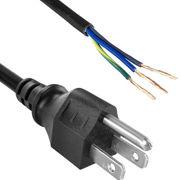 Qualtek Electronics-311022-01 Cable Assembly AC Power Cable Assembly AC Power 2.997m NEMA 5-15P 3 POS M 16AWG
