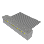 Cable Assembly 0.101m 28AWG 1mm 20 POS IDC Connector F TIGER EYE™ Bulk