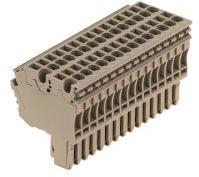 Weidmuller-1815870000 Steckverbinder, Klemmenblöcke Conn Modular Terminal Block F 3 POS Tension Clamp ST Cable Mount 24A